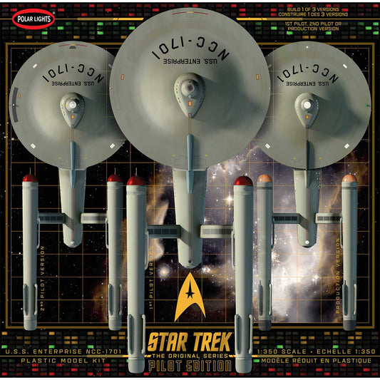 Star Trek TOS U.S.S. Enterprise w/Pilot Parts