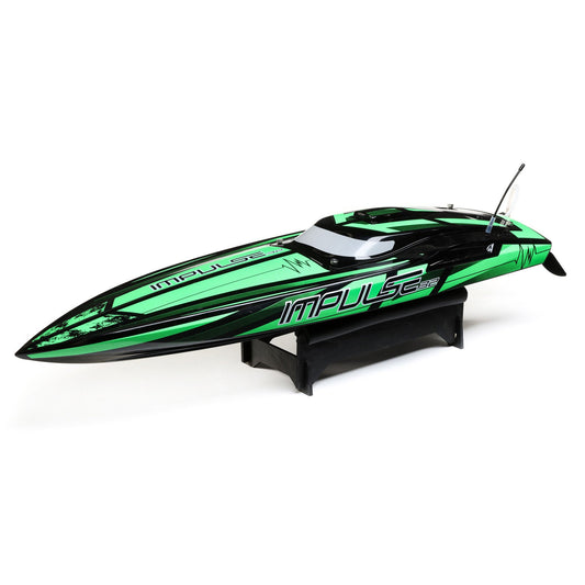Impulse 32, Deep-V, Brushless, Smart, Blk/Grn: RTR - Dirt Cheap RC SAVING YOU MONEY, ONE PART AT A TIME