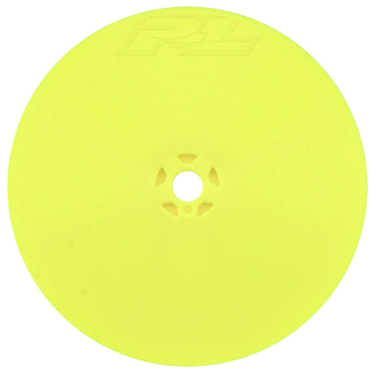 1/10 Velocity 4WD Front 2.2" 12mm Buggy Wheels (2) Yellow: AE B74
