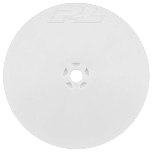 1/10 Velocity 4WD Front 2.2" 12mm Buggy Wheels (2) White: AE B74