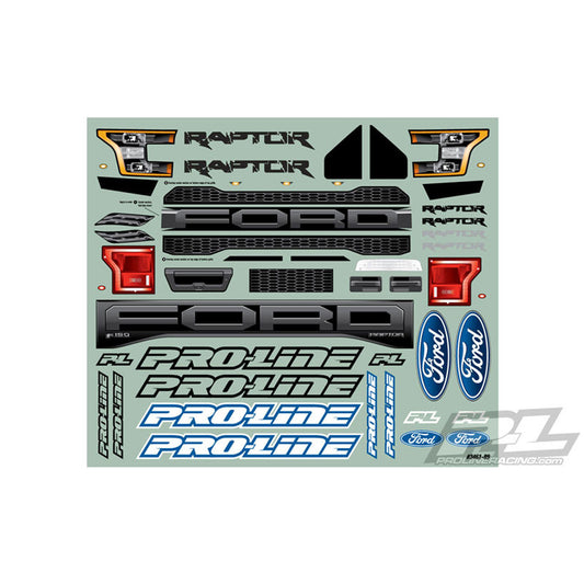 1/10 2017 Ford F-150 Raptor True Scale Clear Body: Short Course