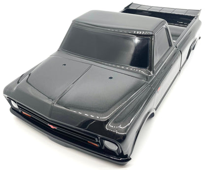 DRAG SLASH - BODY Chevrolet C10 (Black, complete w/decals 9411A Traxxas 94076-4 - Dirt Cheap RC SAVING YOU MONEY, ONE PART AT A TIME