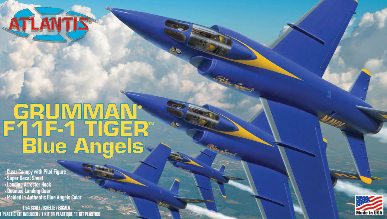 1/54 US NAVY Blue Angels Grumman F11F-1 Tiger Plastic - Dirt Cheap RC SAVING YOU MONEY, ONE PART AT A TIME