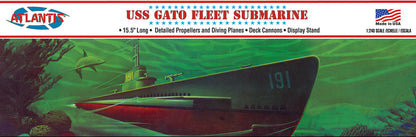 1/240 WWII Gato Class Fleet Submarine Plastic Model Kit - Dirt Cheap RC SAVING YOU MONEY, ONE PART AT A TIME