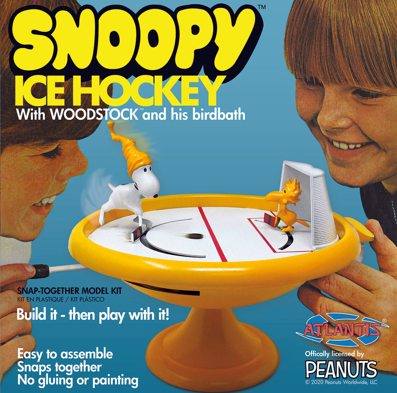 Snoopy Ice Hockey Game with Woodstock Snap Plastic Model - Dirt Cheap RC SAVING YOU MONEY, ONE PART AT A TIME