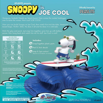 Snoopy Joe Cool Surfing Plastic Model Kit - Dirt Cheap RC SAVING YOU MONEY, ONE PART AT A TIME
