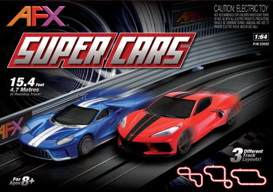 AFX Racing - Super Cars HO Slot Car Set