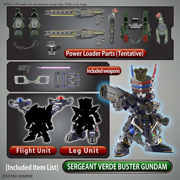 #12 Sergeant Verde Buster Gundam DX Set "SD Gundam World