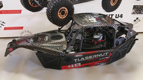 Losi 1/10 Lasernut U4 4WD Brushless RTR Body and Cage Black - Dirt Cheap RC SAVING YOU MONEY, ONE PART AT A TIME