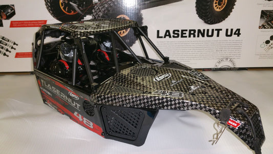 Losi 1/10 Lasernut U4 4WD Brushless RTR Body and Cage Black - Dirt Cheap RC SAVING YOU MONEY, ONE PART AT A TIME
