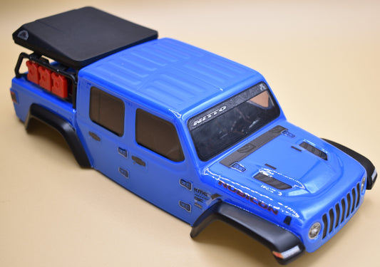 Axial 1/24 SCX24 Jeep Gladiator JT Micro Mini Body w/ Fenders (Blue) - Dirt Cheap RC SAVING YOU MONEY, ONE PART AT A TIME