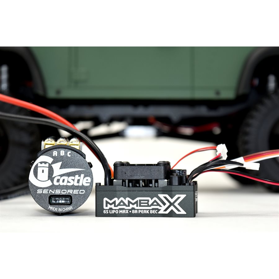 Mamba X & Sensored Motor Combo 25.2V WP ESC & 1406-2850KV - Dirt Cheap RC SAVING YOU MONEY, ONE PART AT A TIME