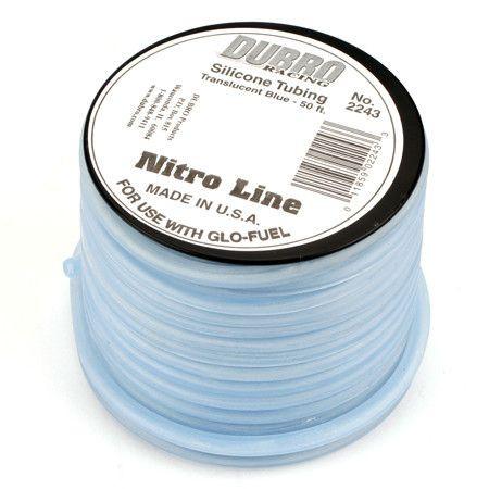 50' Nitro Line Silicone Fuel Tubing-Blue