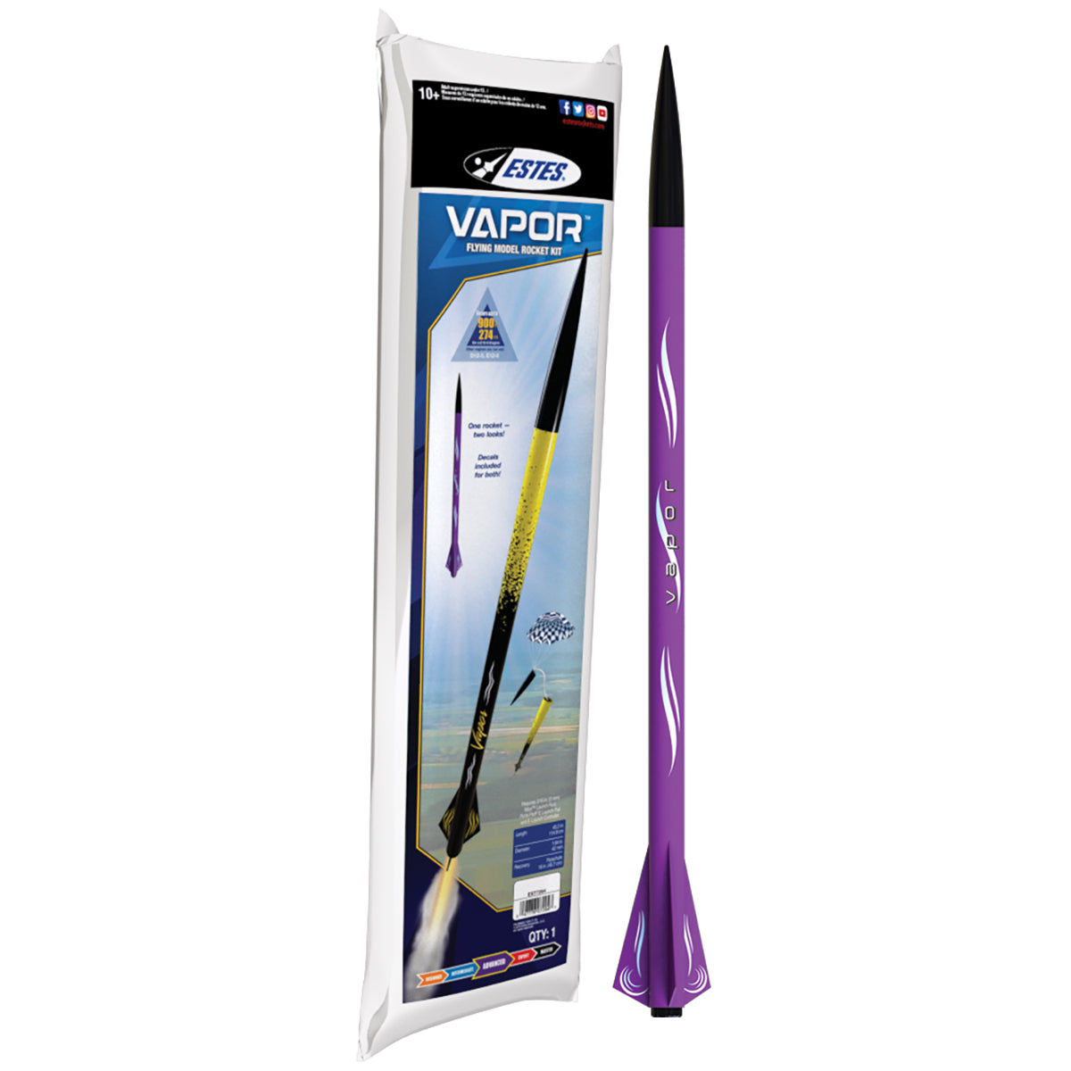 Estes Vapor Model Rocket Kit, Adanced - Dirt Cheap RC SAVING YOU MONEY, ONE PART AT A TIME