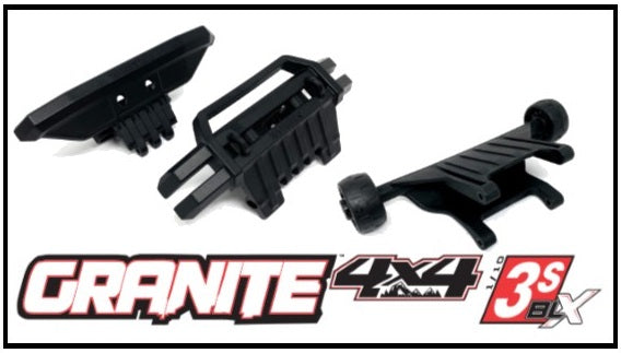 Arrma GRANITE 4x4 3s BLX - BUMPERS and Wheelie Bar - Dirt Cheap RC SAVING YOU MONEY, ONE PART AT A TIME
