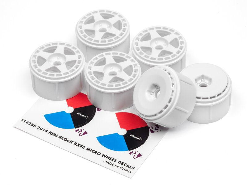 Fifteen52 Turbomac Wheel White (6pcs) Micro RS4 - Dirt Cheap RC SAVING YOU MONEY, ONE PART AT A TIME
