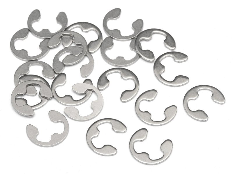 E Clip E-4HD (20pcs) Stainless Steel - Dirt Cheap RC SAVING YOU MONEY, ONE PART AT A TIME