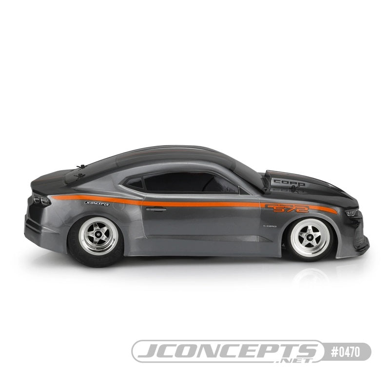 2022 Chevrolet Copo Camaro, Drag Racing Body, Fits DR10 - Dirt Cheap RC SAVING YOU MONEY, ONE PART AT A TIME
