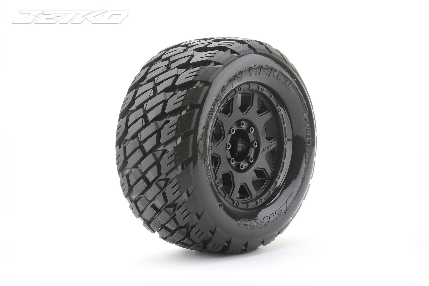 1/8 MT 3.8 Rockform Tires Mounted on Black Claw Rims, - Dirt Cheap RC SAVING YOU MONEY, ONE PART AT A TIME