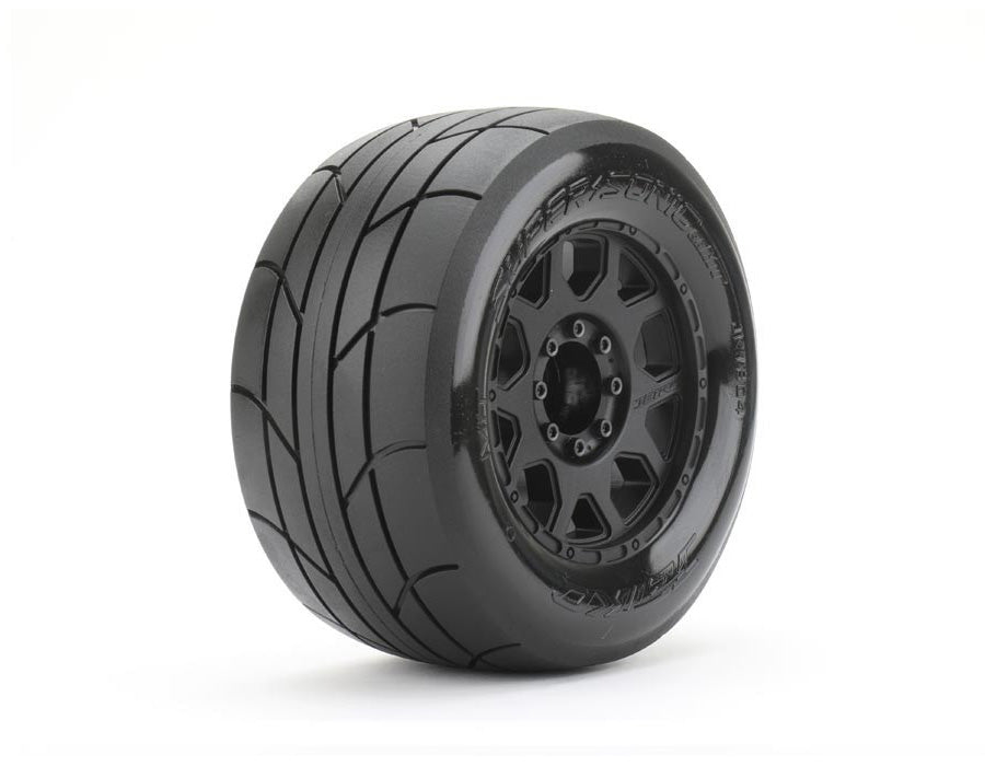 1/8 MT 3.8 Super Sonic Tires Mounted on Black Claw Rims, - Dirt Cheap RC SAVING YOU MONEY, ONE PART AT A TIME
