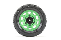 1/10 ST 2.8 EX-Tomahawk Tires Mounted on Metal Green Claw - Dirt Cheap RC SAVING YOU MONEY, ONE PART AT A TIME