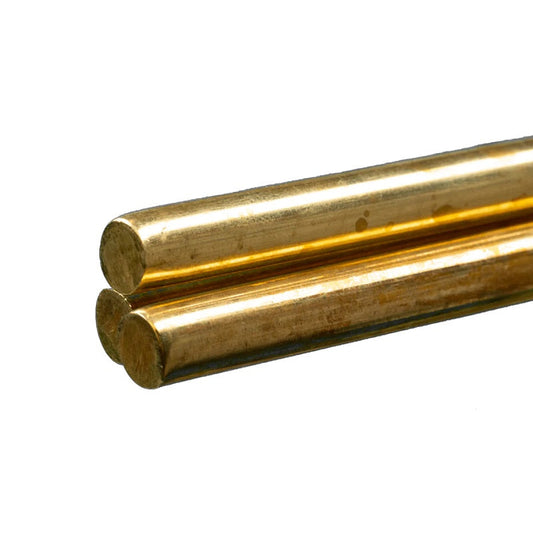 K & S Metals - Round Brass Rod: 5/16" OD x 36" Long