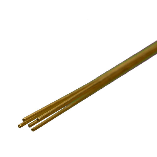 K & S Metals - Round Brass Rod: 0.020" OD x 12" Long