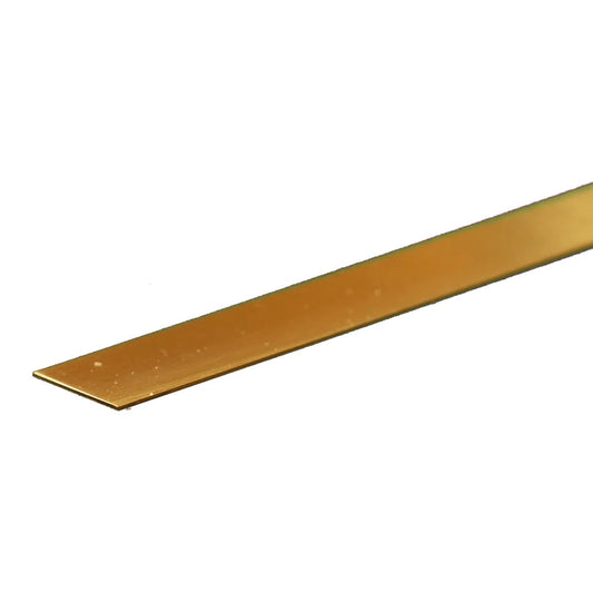 K & S Metals - Brass Strip: 0.016" Thick x 1/2" Wide x 12" Long