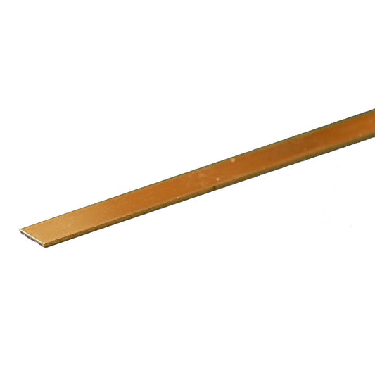 K & S Metals - Brass Strip: 0.025" Thick x 1/4" Wide x 12" Long
