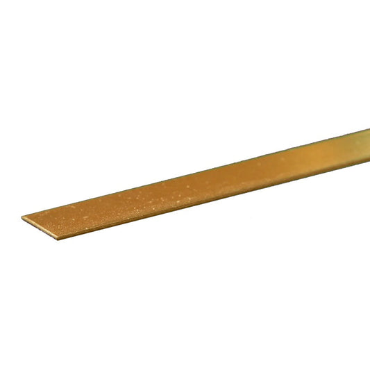 K & S Metals - Brass Strip: 0.025" Thick x 1/2" Wide x 12" Long