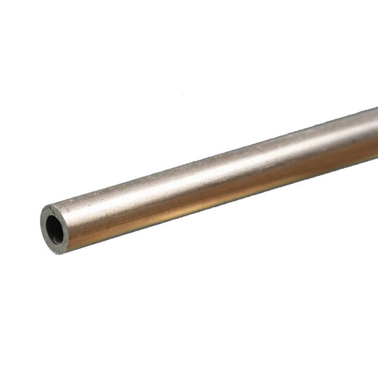 K & S Metals - Round Aluminum Tube: 1/4" OD x 0.049" Wall x 12" Long
