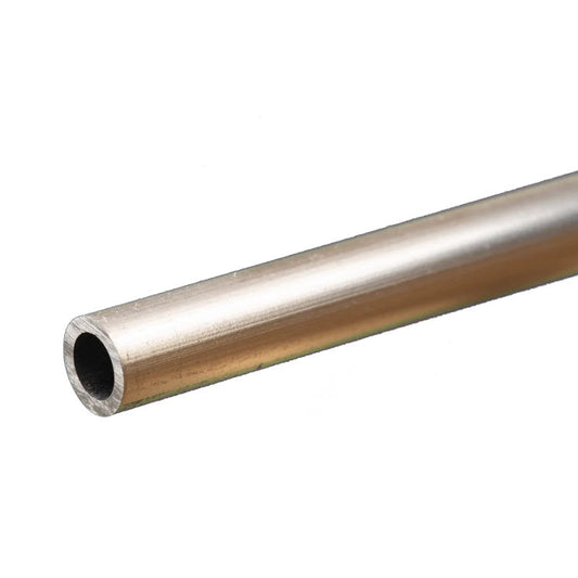 K & S Metals - Round Aluminum Tube: 5/16" OD x 0.049" Wall x 12" Long