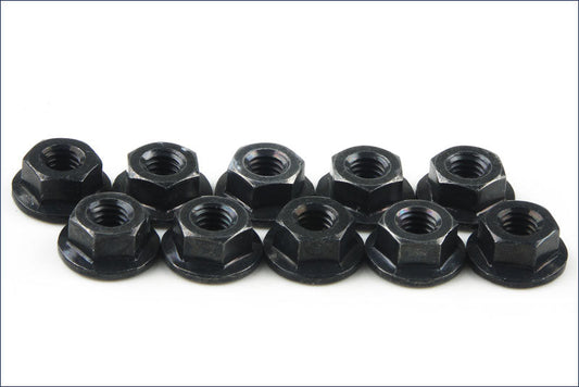 Nut (M4X4.5mm) Flanged (10Pcs) - Dirt Cheap RC SAVING YOU MONEY, ONE PART AT A TIME