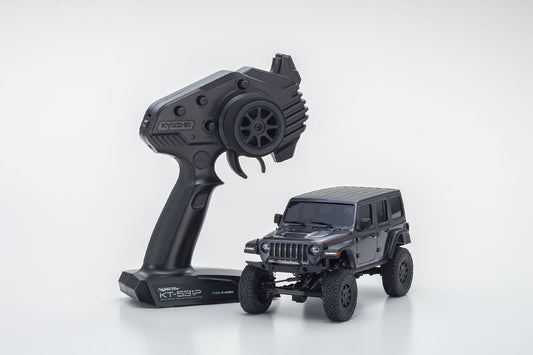 Mini-Z 4x4 Jeep Wrangler Unlimited Rubicon, Granite Crystal Metallic, Readyset - Dirt Cheap RC SAVING YOU MONEY, ONE PART AT A TIME