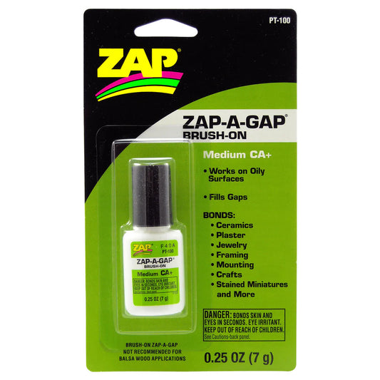 Brush-On Zap-A-Gap Med CA Glue 1/4oz