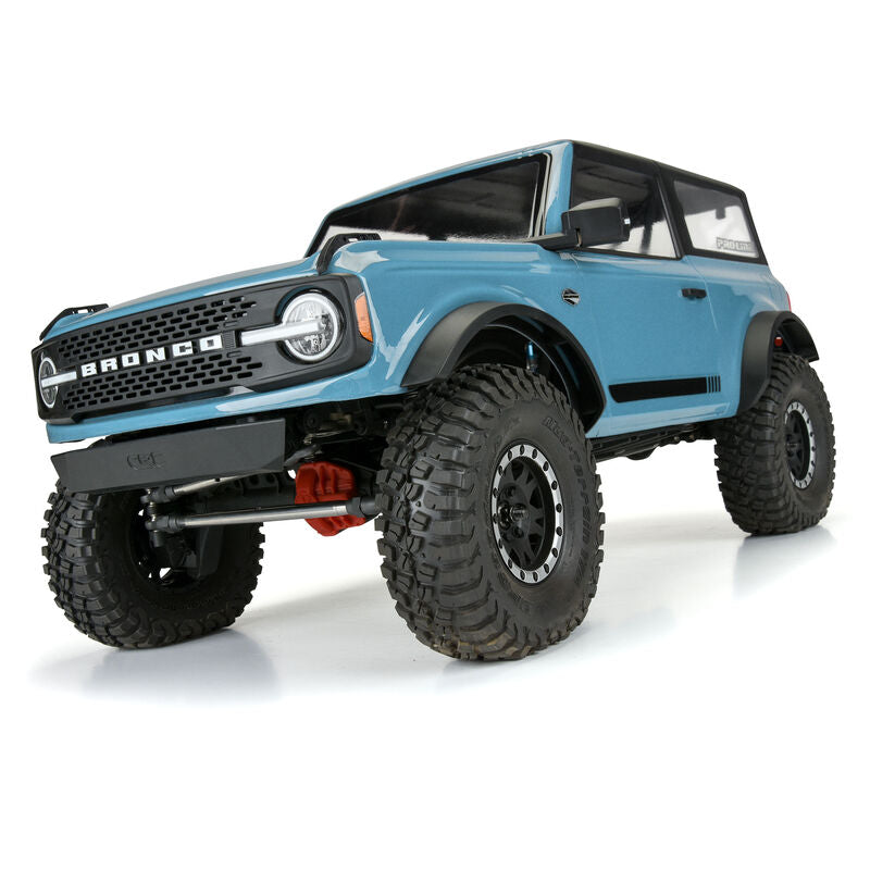 Pro-Line 3569-00 2021 2 Door Bronco Clear Body 1/10 Crawlers with 11.4" Wheelbase