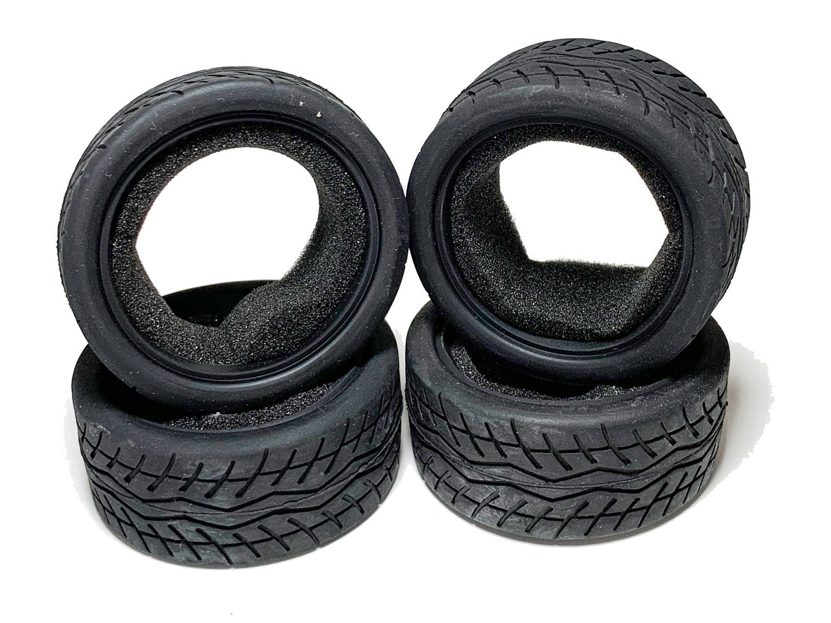 1/10 On Road Black Series Rubber Pull Tires Wave Line - Dirt Cheap RC SAVING YOU MONEY, ONE PART AT A TIME