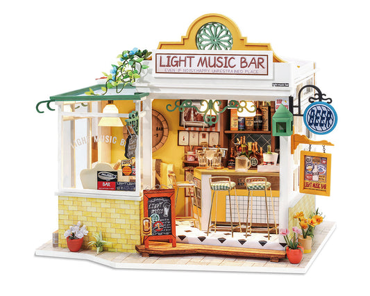 Robotime - DIY House; Light Music Bar