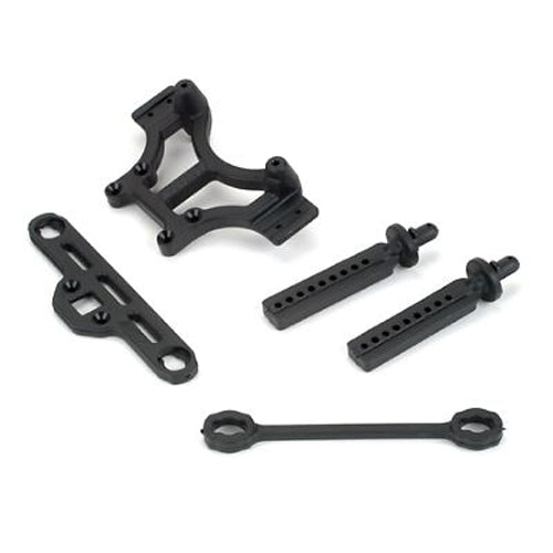 Shock Tower Body Mnt,Blk:TMX3. - Dirt Cheap RC SAVING YOU MONEY, ONE PART AT A TIME