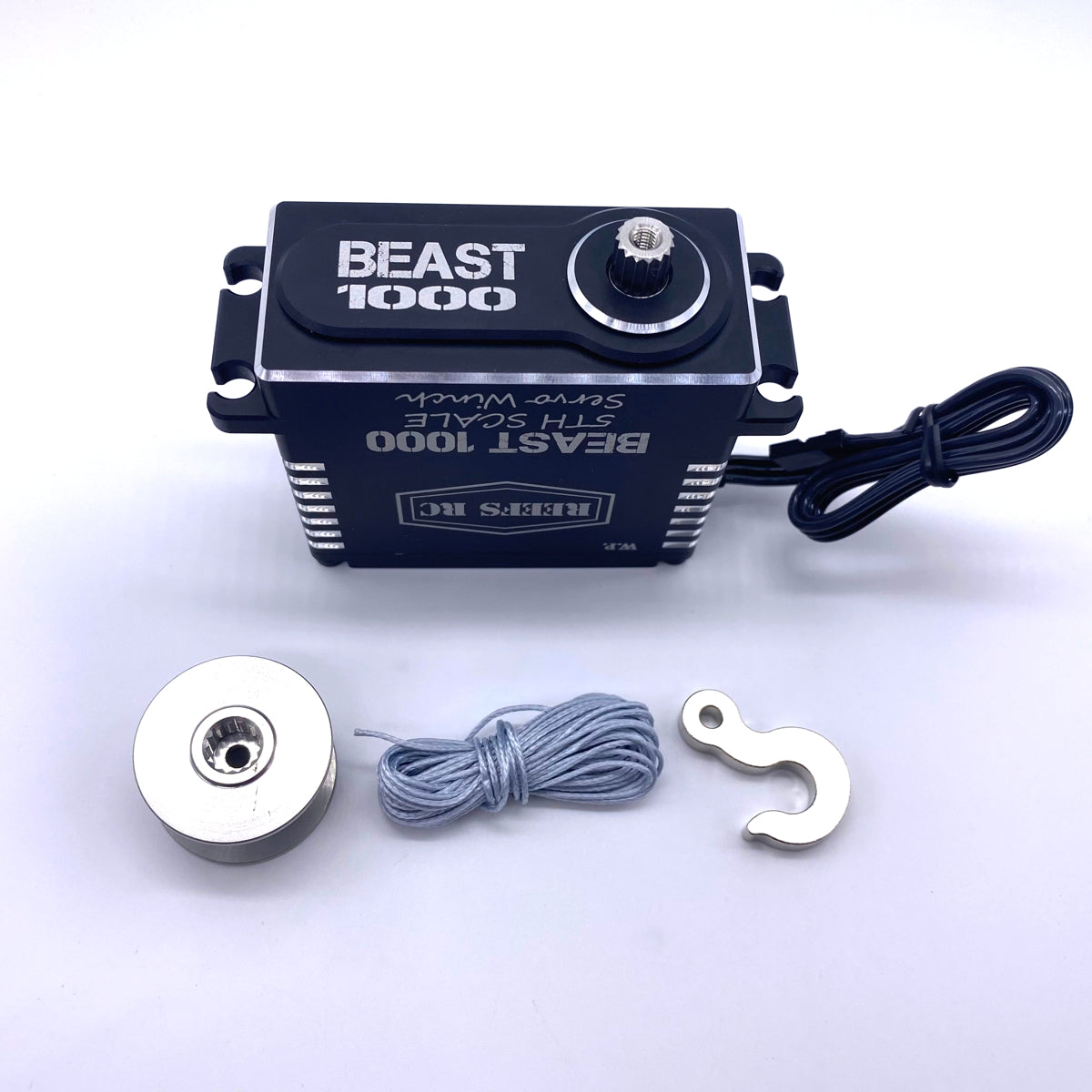 Beast 1000 1/5th Scale Servo Winch w/Spool, Hook & Syn Line - Dirt Cheap RC SAVING YOU MONEY, ONE PART AT A TIME