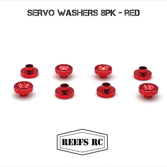 Servo Washers 8pk - Red - Dirt Cheap RC SAVING YOU MONEY, ONE PART AT A TIME