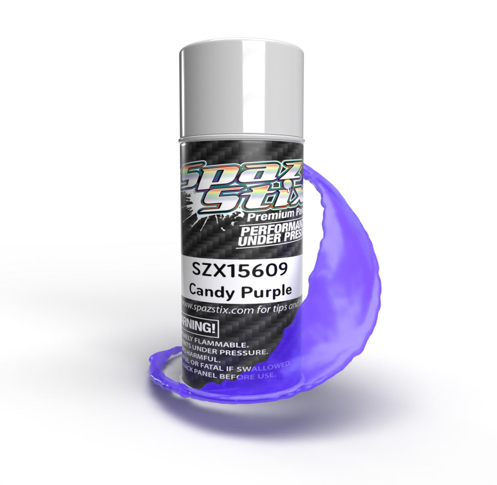 Spaz Stix - Candy Purple Aerosol Paint, 3.5oz Can