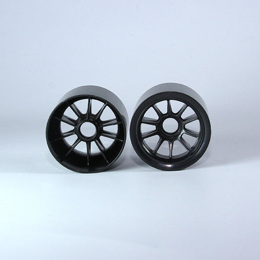 Tuning Haus - F1 Foam Front Wheels (2) Black (use with Shimizu Rubber)