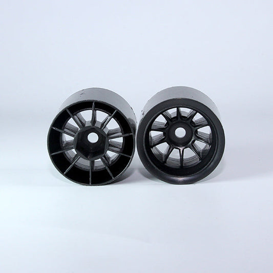 Tuning Haus - F1 Foam Rear Wheels (2) Black (use with Shimizu rubber)